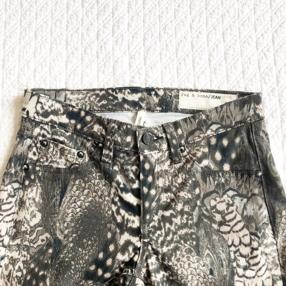 Rag & Bone Legging In Feather Print - image 6